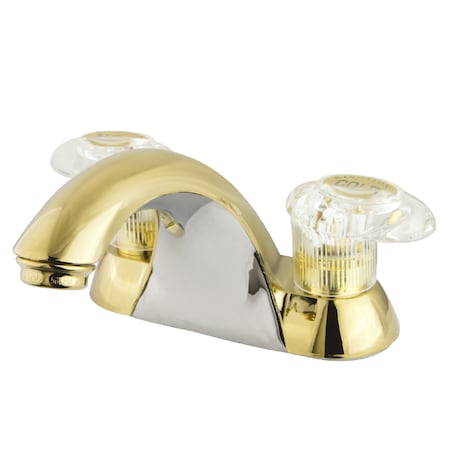 Kingston Brass 4" Centerset Bathroom Faucet, Polished Brass KB2152LP